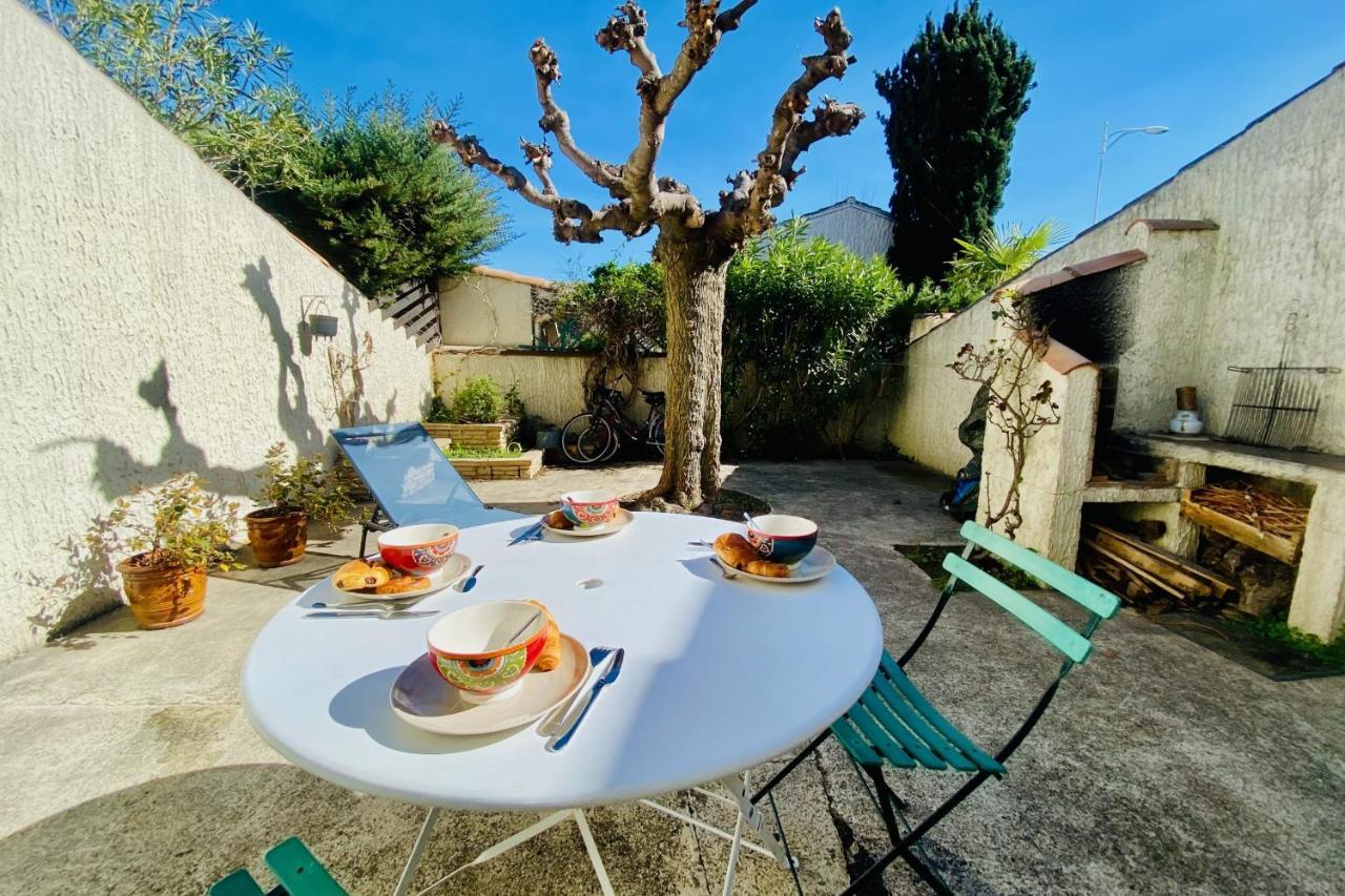 La Maison Des Sauges - Maison De Village Avec Jardin A 500M De La Plage Ле-Гро-дю-Руа Экстерьер фото